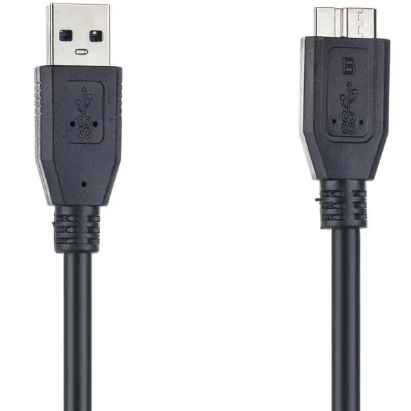 کابل تبدیل USB 3.0 به Micro-B پی نت مدل Gold طول 0.5 متر Pnet USB 3.0 To Micro-B Cable 0.5m - 3