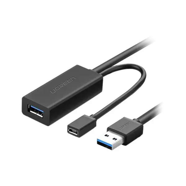 کابل USB 3.0 افزایش طول همراه پورت تقویت کننده Micro USB یوگرین US175 10متر - 2