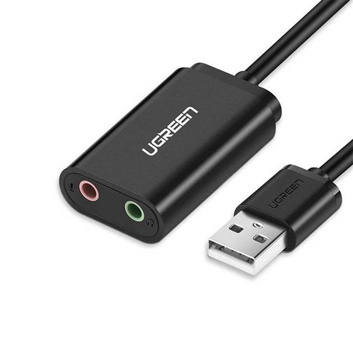 کابل و مبدل تبدیل USB به 3.5mm jack AUX یوگرین Ugreen US205 30724