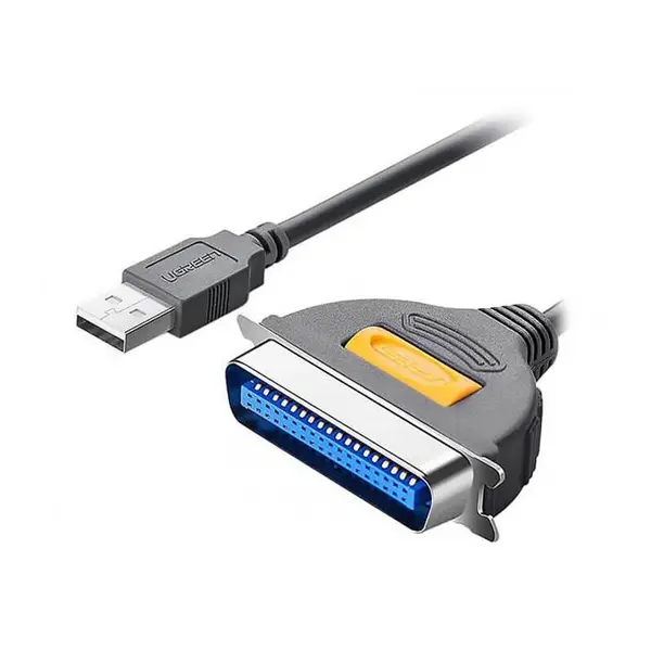 تبدیل USB به پارالل 36 پین پرینتر یوگرین CR124 UGREEN CR124 USB to IEEE1284 Parallel Printer 1.5M Cable - 3