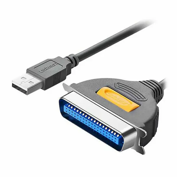 تبدیل USB به پارالل 36 پین پرینتر یوگرین CR124 UGREEN CR124 USB to IEEE1284 Parallel Printer 1.5M Cable - 2