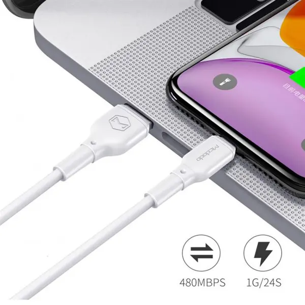 کابل تبدیل USB به لایتنینگ مک دودو مدل CA-7270 طول 1.2 متر - - 3