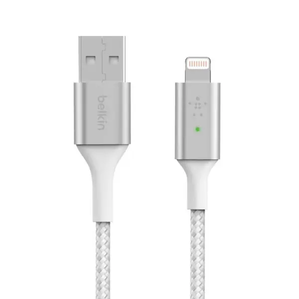 کابل تبدیل USB به لایتنینگ بلکین مدل CAA007bt04WH طول 1.2 متر -
