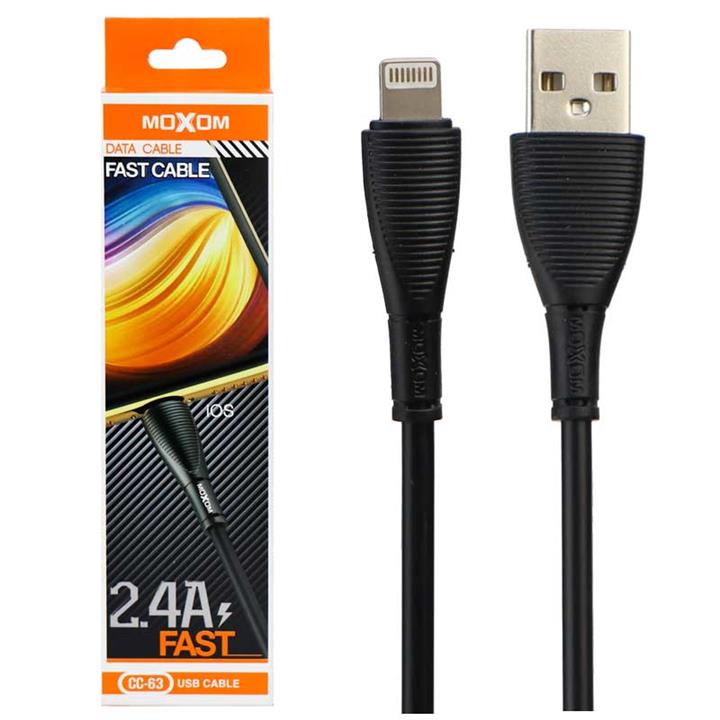 کابل تبدیل USB به لایتنینگ موکسوم مدل CC-63 طول 1 متر -