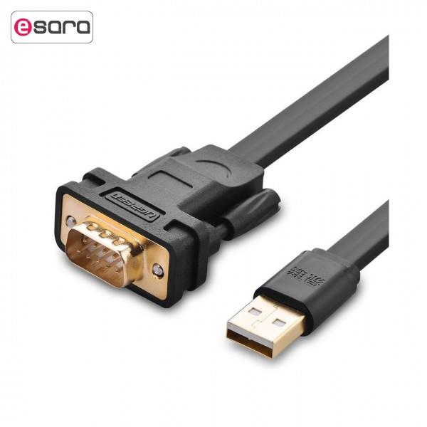 کابل USB به DB9-RS232 یوگرین مدل CR107-20218 UGREEN USB 2.0 TO DB9 RS-232 adapter Cable