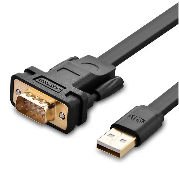 کابل USB به DB9-RS232 یوگرین مدل CR107-20218 UGREEN USB 2.0 TO DB9 RS-232 adapter Cable
