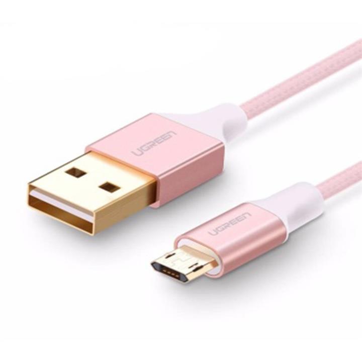 کابل تبدیل USB به microUSB یوگرین مدل US223 طول 1 متر UGREEN US223 USB to microUSB Cable 1m