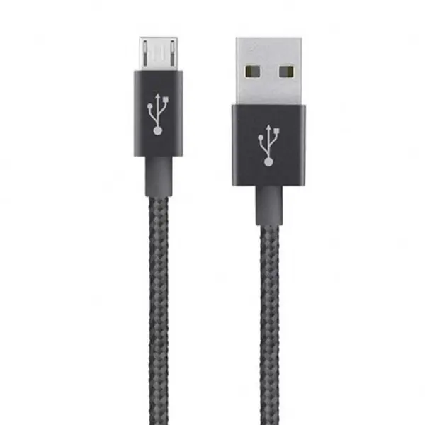 کابل تبدیل USB به microUSB بلکین مدل F2CU021bt04 طول 1.2 متر Belkin F2CU021bt04 USB To microUSB Cable 1.2m