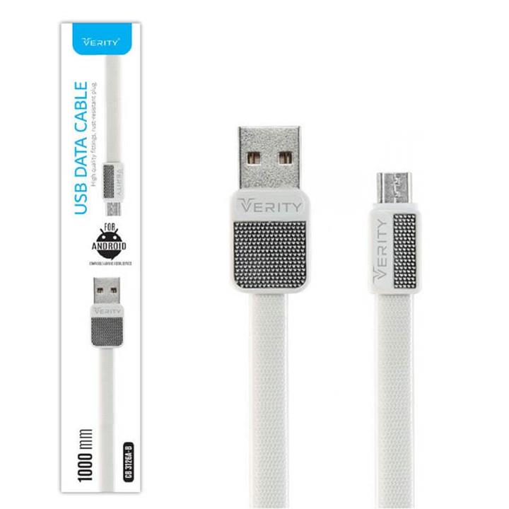 کابل تبدیل USB به micro USB وریتی مدل CB 3126A-B به طول 1 متر Verity CB 3126A lightning Cable 1m