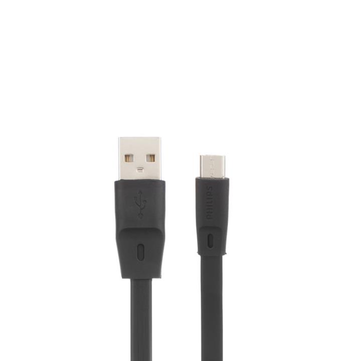 کابل تبدیل USB به microUSB فیلیپس مدل DLC2519CB طول 1.8 متر Philips DLC2519CB USB To microUSB Cable 1.8 m
