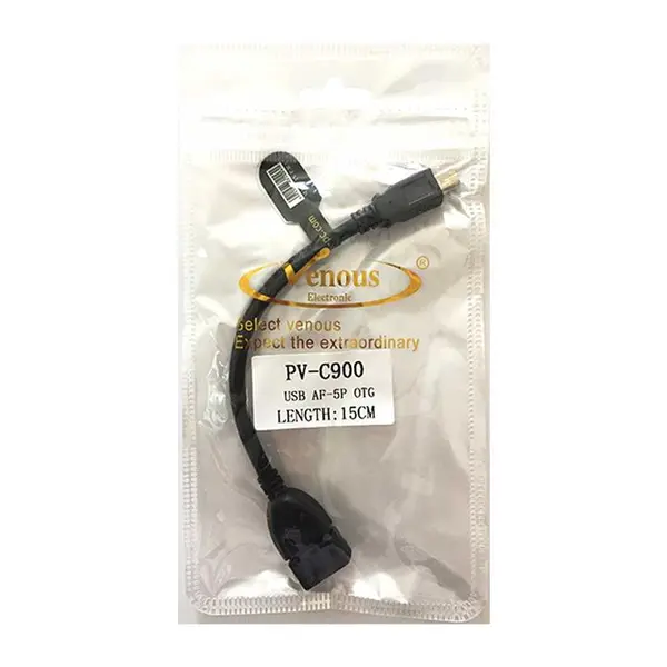 مبدل USB به Mini B ونوس مدل PV-C900