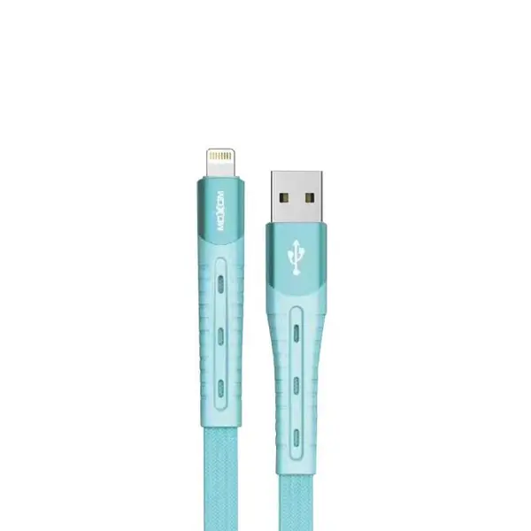 کابل تبدیل USB به لایتنینگ موکسوم مدل MX-CB22 طول 1 متر -