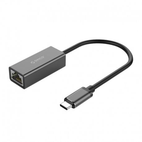 مبدل USB Type C به Gigabit Ethernet LAN اوریکو مدل XC-R45 ORICO XC-R45 Type-C to Gigabit Ethernet Adapter