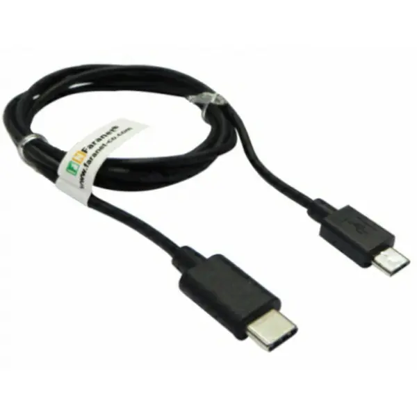 کابل تبدیل USB Type-C به Micro USB فرانت به طول 1 متر                                          Faranet FN-UCCMB10 USB Type-C To Micro USB Converter Cable 1m