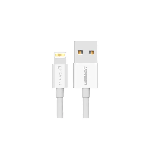 کابل تبدیل USB به لایتنینگ یوگرین مدل US155 طول 1 متر Ugreen US155 USB To Lightning Cable 1m