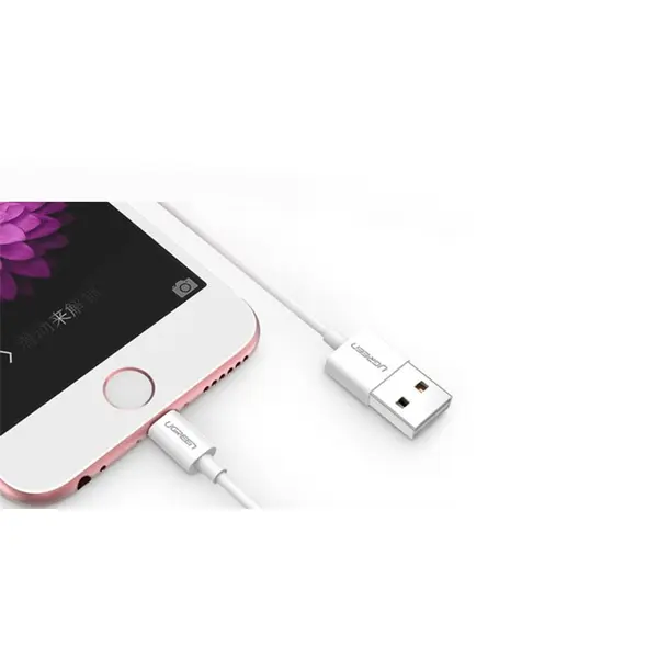 کابل تبدیل USB به لایتنینگ یوگرین مدل US155 طول 1 متر Ugreen US155 USB To Lightning Cable 1m