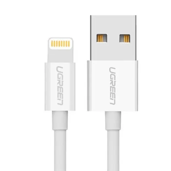 کابل تبدیل USB به لایتنینگ یوگرین مدل US155 طول 1 متر Ugreen US155 USB To Lightning Cable 1m