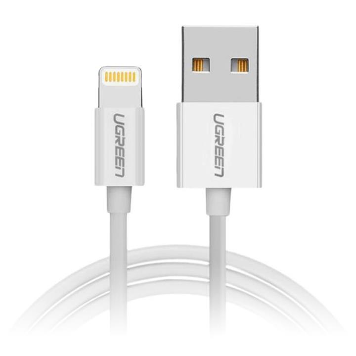 کابل تبدیل USB به لایتنینگ یوگرین مدل US155 طول 2 متر Ugreen US155 USB To Lightning Cable 2m