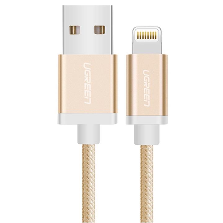 کابل تبدیل USB به لایتنینگ یوگرین مدل US199 طول 2 متر Ugreen US199 USB to Lightning Cable 2M