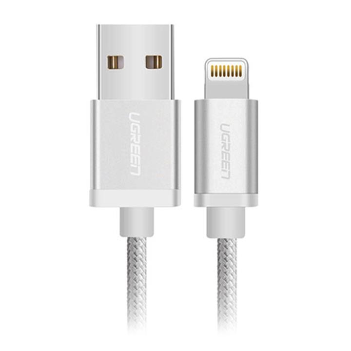 کابل تبدیل USB به لایتنینگ یوگرین مدل US199 طول 2 متر Ugreen US199 USB to Lightning Cable 2M