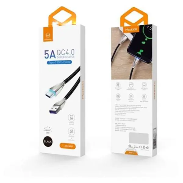 کابل تبدیل USB به USB-C مک دودو مدل CA-5420 طول 1 متر -