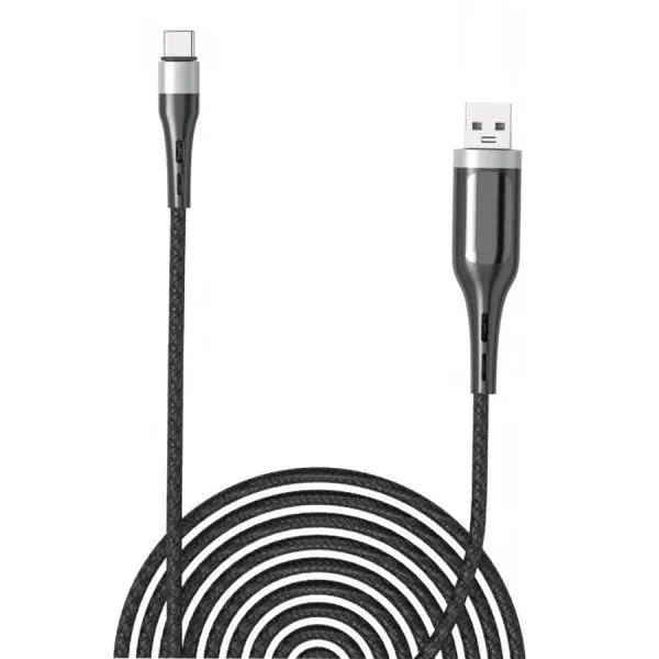 کابل تبدیل USB به USB-C موکسوم مدل MX-CB39 LCD طول 1 متر