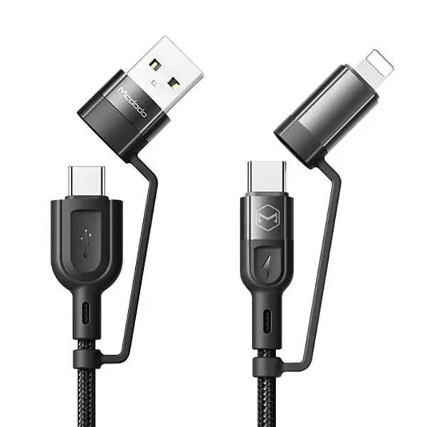 کابل تبدیل USB / USB-C به لایتنینگ / USB-C مک دودو مدل MCDODO MC-CA-8070 طول 1.2 متر