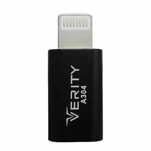 کابل و مبدل تبدیل میکرو یو اس بی به آیفون Verity A304
