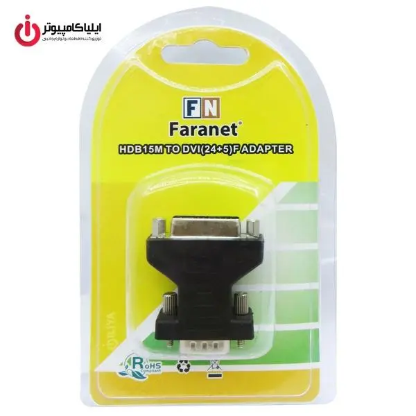 کابل و مبدل تبدیل کانکتور VGA ماده به DVI-I نر برند فرانت مدل FN-VAD110 - 3
