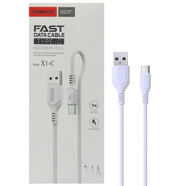 کابل تایپ سی X1 TYPE-C TRANYOO - 3