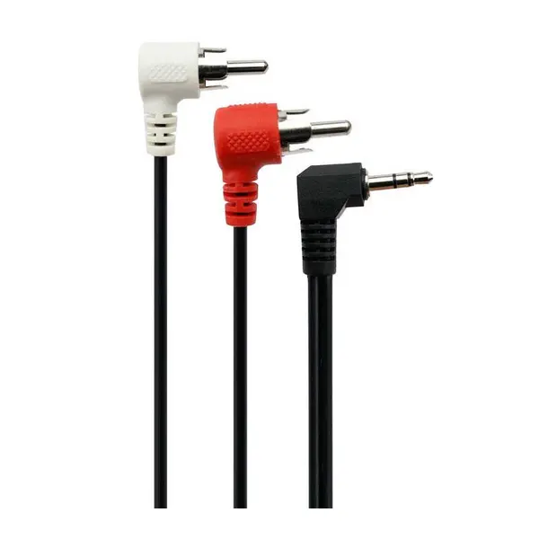 کابل صدا 1 به 2 دیتکس Detex 2 In 1 3.5mm To 2 RCA Plug Cable 1.5m