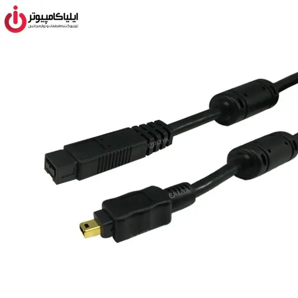 کابل دیتا 1394 تبدیل 8 پین به 4 پین امگا به طول 1.8 متر Omega 1394 Cable 8 Pin To 4 Pin 1.8m
