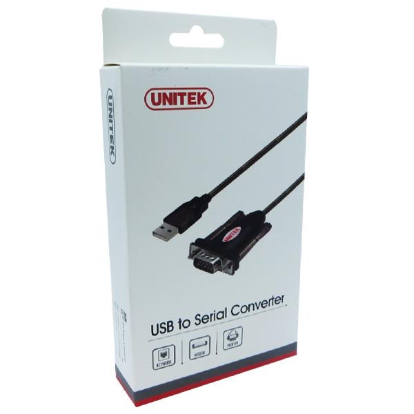 تبدیل 2.0 USB به Serial (سریال RS232) یونیتک مدل Y-105                                         Unitek Y-105 USB 2.0 To Serial RS232 Data Converter MYGROUP USB TO RS232 CONVERTER