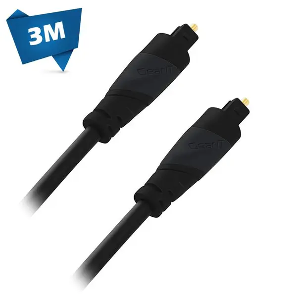 کابل اپتیکال صدا 3 متری لمونتک DIGITAL OPTICAL 3M Bafo 3M Toslink Optical Digital Audio Cable - 2