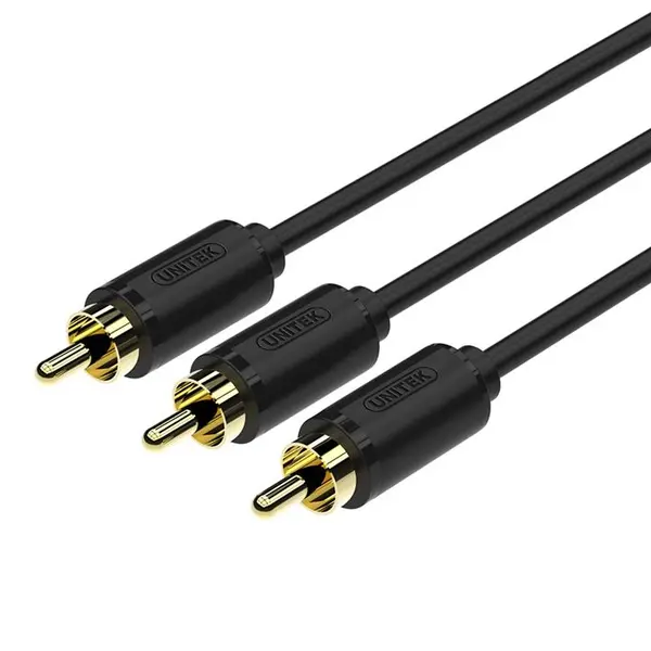 کابل 3xRCA به 3xRCA دیجیتال یونیتک مدل Y-C950BK به طول 1.5 متر UNITEK Digital Multi-Perfect 3xRCA To 3xRCA Plugs Y-C950BK Cable 1.5m - 5