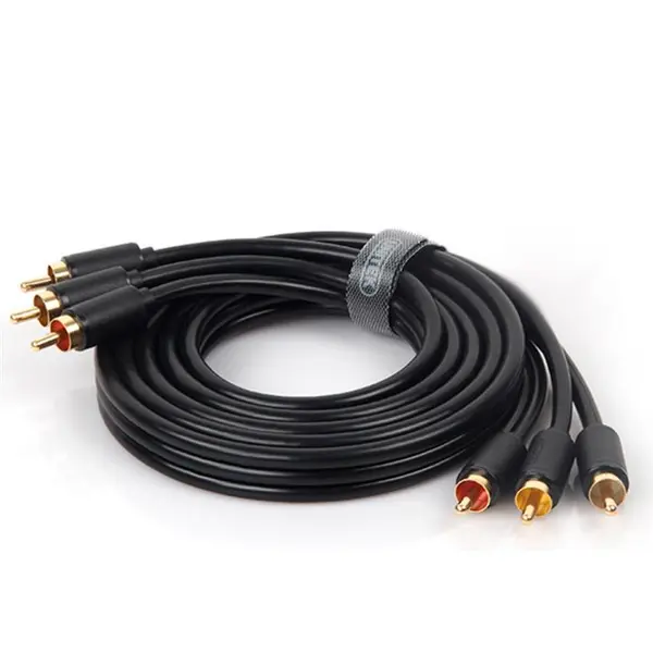 کابل 3xRCA به 3xRCA دیجیتال یونیتک مدل Y-C950BK به طول 1.5 متر UNITEK Digital Multi-Perfect 3xRCA To 3xRCA Plugs Y-C950BK Cable 1.5m - 2