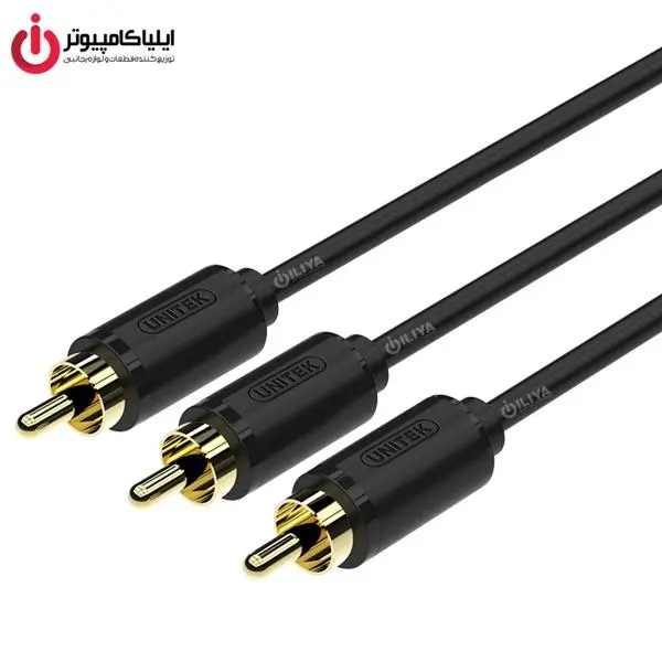 کابل 3xRCA به 3xRCA دیجیتال یونیتک مدل Y-C950BK به طول 1.5 متر UNITEK Digital Multi-Perfect 3xRCA To 3xRCA Plugs Y-C950BK Cable 1.5m - 3