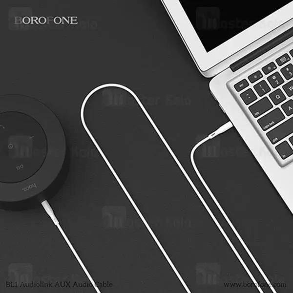 کابل انتقال صدا Aux بروفون Borofone BL1 Audio Cable Borofone BL1 Audiolink AUX 1m hempen audio cable - 2