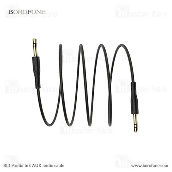کابل انتقال صدا Aux بروفون Borofone BL1 Audio Cable Borofone BL1 Audiolink AUX 1m hempen audio cable - 3