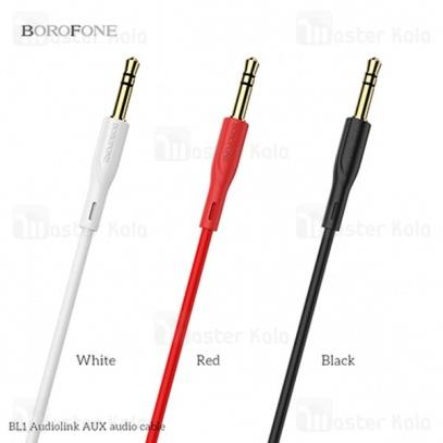 کابل انتقال صدا Aux بروفون Borofone BL1 Audio Cable Borofone BL1 Audiolink AUX 1m hempen audio cable