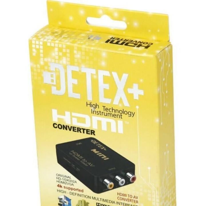 مبدل AV به HDMI برند +DETEX