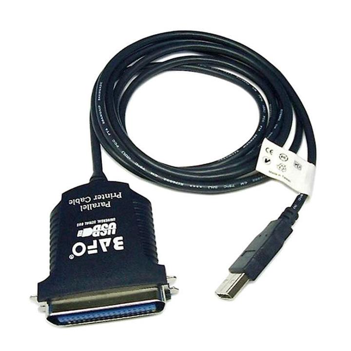 کابل تبدیل یو اس بی به پورت پرینتر موازی بافو BF-1284 BAFO Bafo BF-1284 USB to Centronix converter