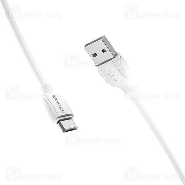 کابل میکرو یو اس بی بروفون Borofone BX19 Cable توان 2 آمپر و طول 1 متر... Borofone BX19 Benefit 1m lightning cable - 4