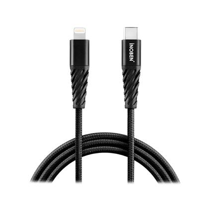 کابل Cable Inoben Braided TypeC to lightning black 70101