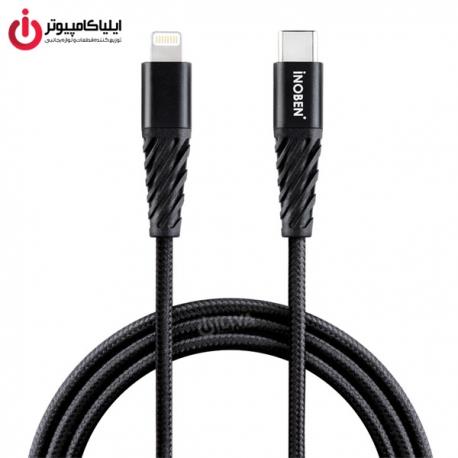 کابل Cable Inoben Braided TypeC to lightning black 70101