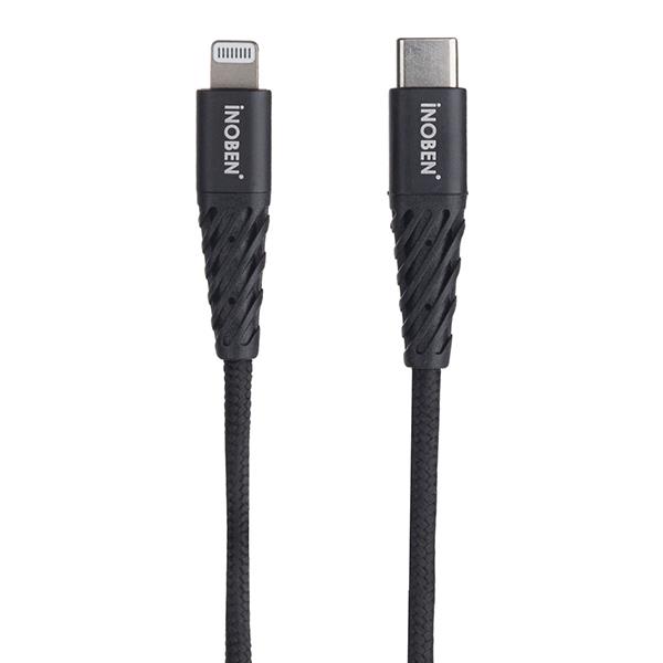 کابل Cable Inoben Braided TypeC to lightning black 70101