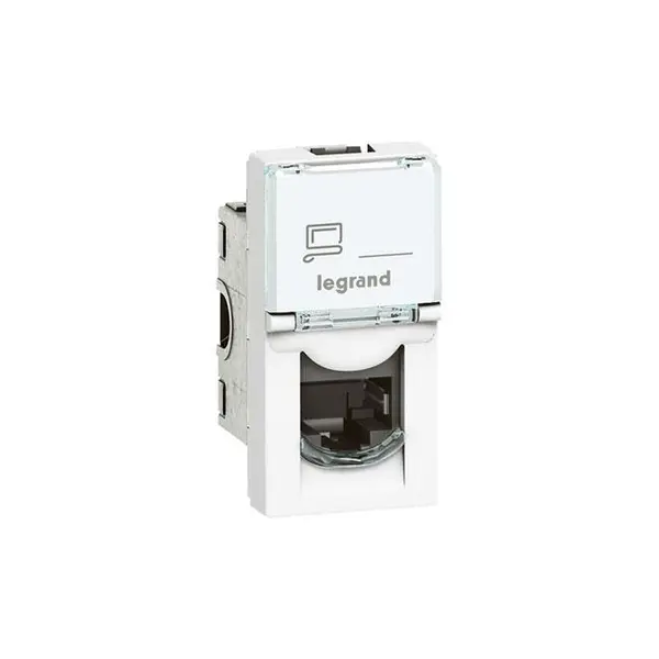 کابل و مبدل کیستون شبکه Cat 6 STP لگراند یک ماژول باریک legrand 76563
