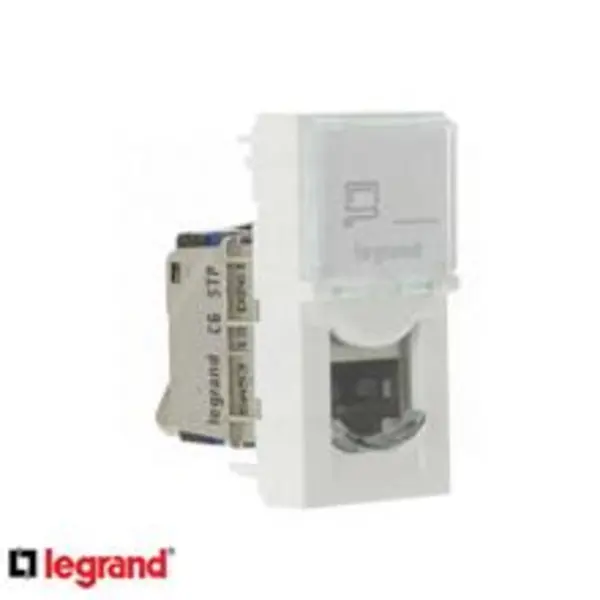کابل و مبدل کیستون شبکه Cat 6 STP لگراند یک ماژول باریک legrand 76563