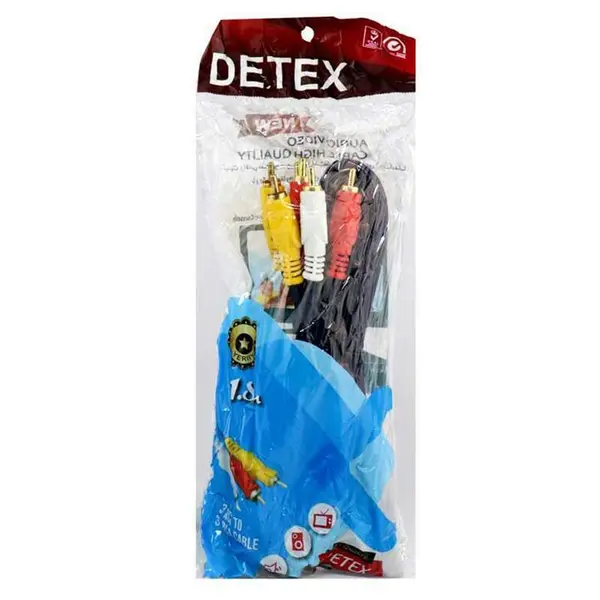 کابل ۳به۳ صدا و تصوریر Detex 1.8M