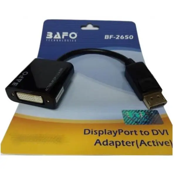 کابل تبدیل DispalyPort به DVI بافو BF-2650 BAFO - 3